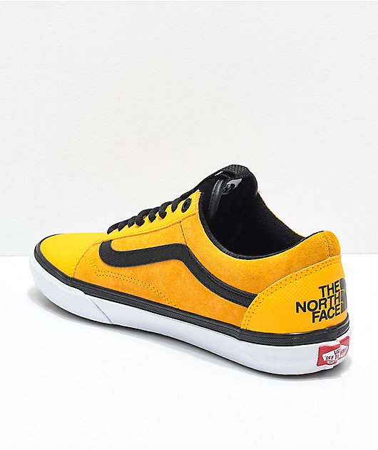 vans x the north face old skool yellow