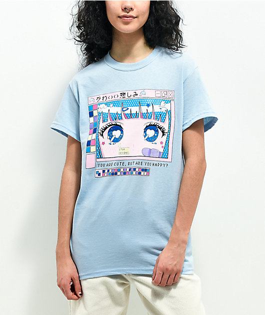 Vapor95 Cute But Happy Blue T-Shirt