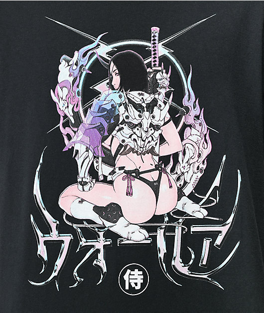 Vapor95 Warrior Princess Black T-Shirt