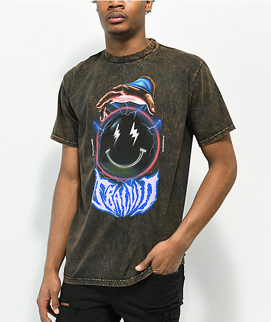 Vibras by J Balvin Crystal Ball Black Washed T-Shirt