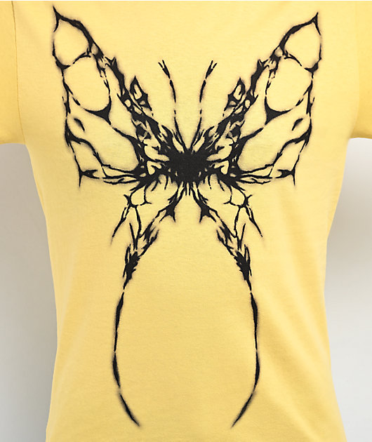 Vitriol Airbrushed Fly Yellow T-Shirt