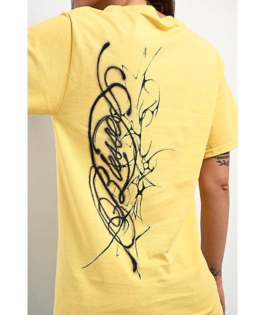 Vitriol Airbrushed Fly Yellow T-Shirt