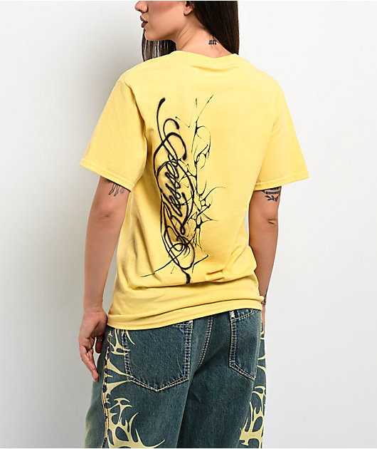 Vitriol Airbrushed Fly Yellow T-Shirt