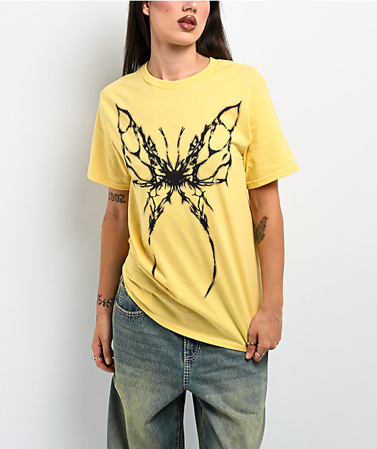 Vitriol Airbrushed Fly Yellow T-Shirt