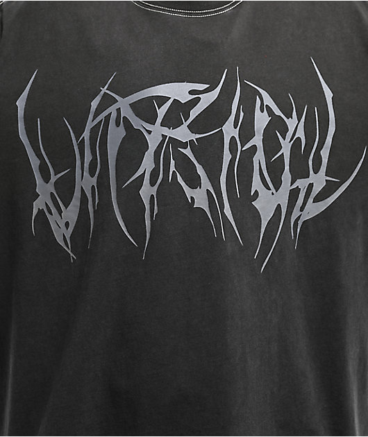 Vitriol Alien White & Black Wash 2fer Long Sleeve T-Shirt