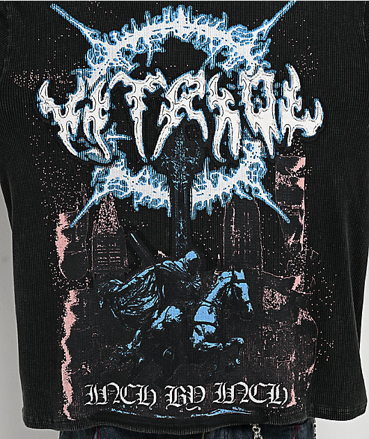 Vitriol Angel Face Black Long Sleeve Thermal T-Shirt | Zumiez