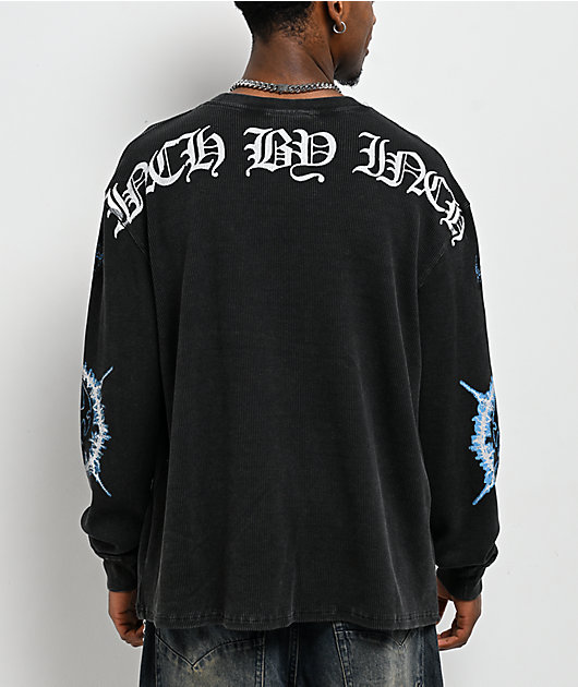 Vitriol Angel Face Black Long Sleeve Thermal T-Shirt