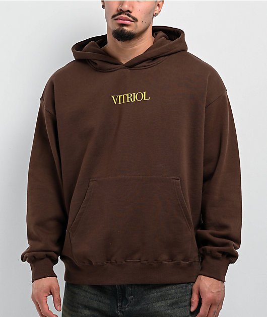 Vitriol Angelish Brown Hoodie