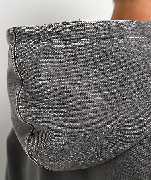 Vitriol Arches Grey Wash Zip Hoodie