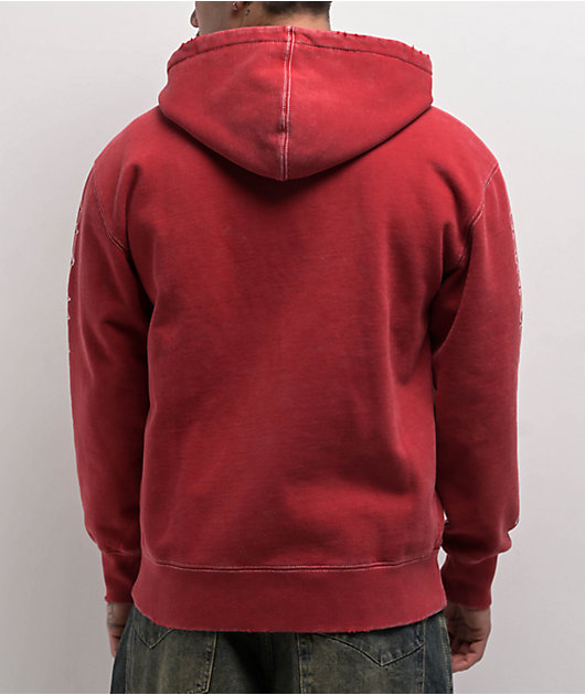 Vitriol Arches Red Zip Hoodie