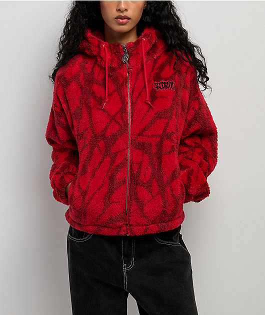 FUTURE ARCHIVE / SHINY DOWN HOODIE 赤　レッド BEAMS（ビームス）FUTURE ARCHIVE / SHINY DOWN HOODIE（ブルゾン
