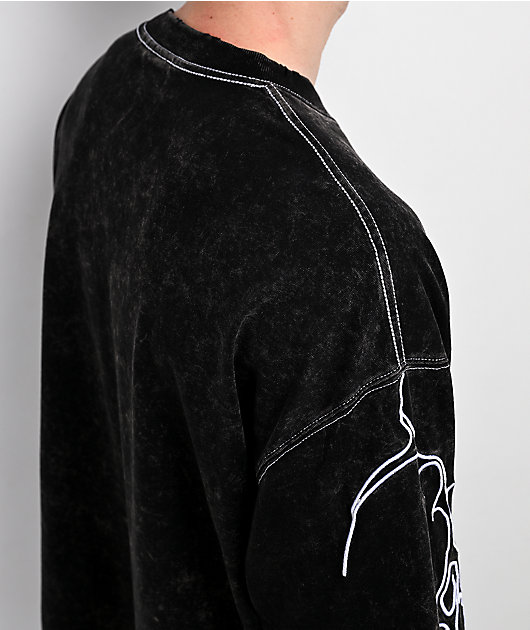 Vitriol Bane Black Wash Long Sleeve T-Shirt
