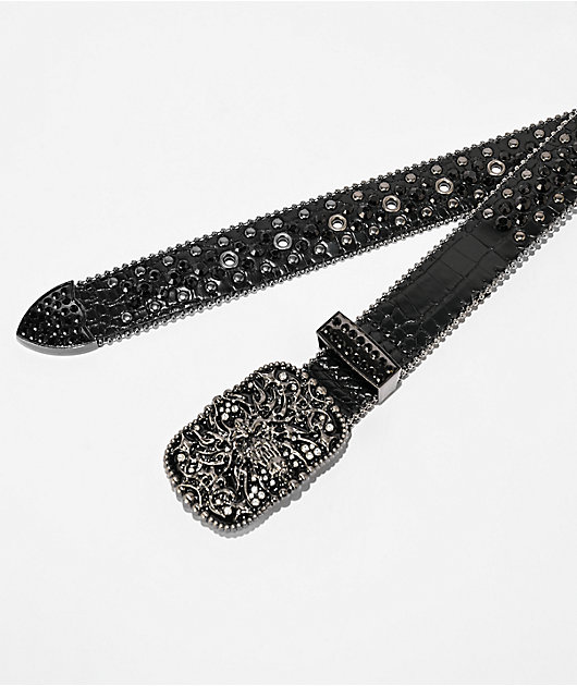 Vitriol Biospider Rhinestone Black Belt | Zumiez