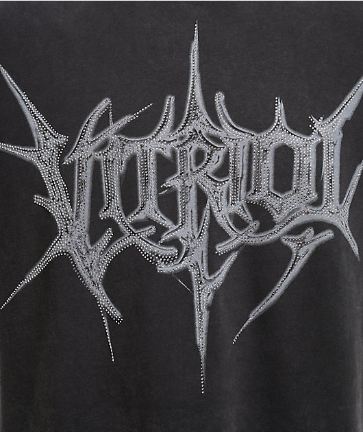 Vitriol Blackberry Charcoal Wash Long Sleeve T-Shirt