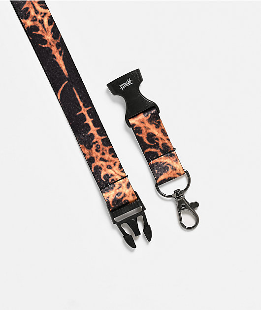 Vitriol Bleached Black Lanyard