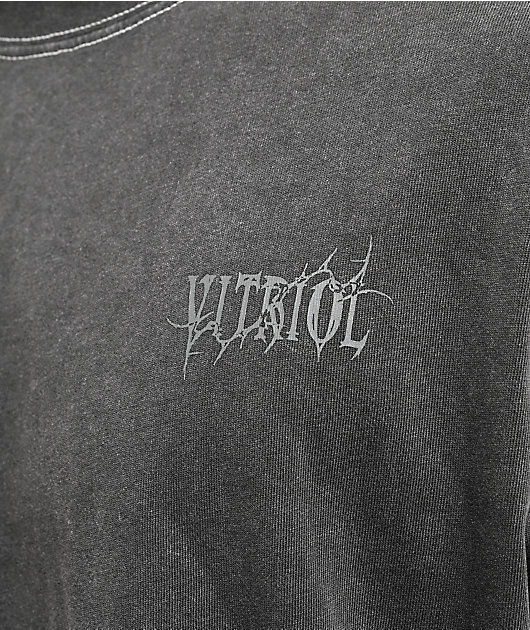 Vitriol Brutal Black & Cream Wash 2fer Long Sleeve T-Shirt