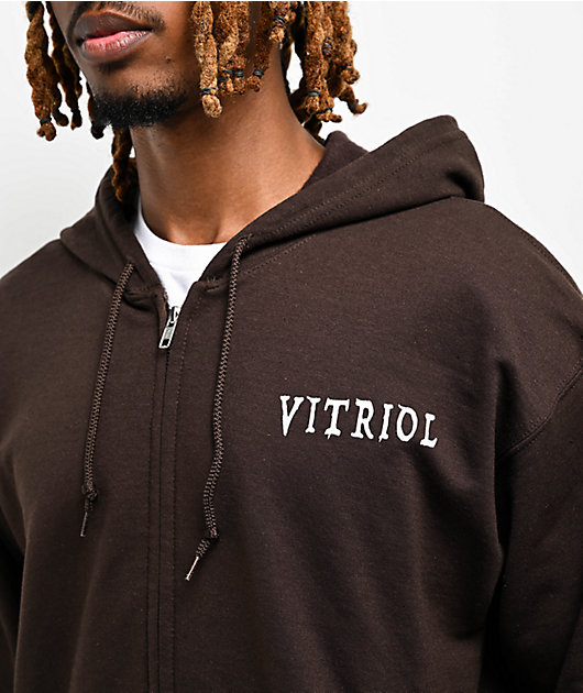 Vitriol Brutal Brown Zip Hoodie | Zumiez