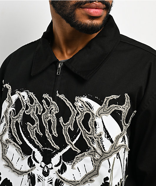 Vitriol Channel Black Zip Work Shirt