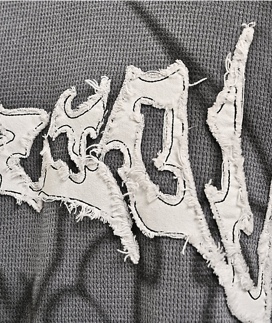 Vitriol Crab Decay Grey Wash Thermal T-Shirt
