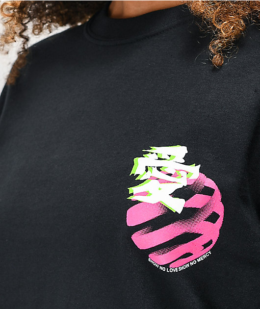Vitriol Crash & Burn Black Long Sleeve T-Shirt