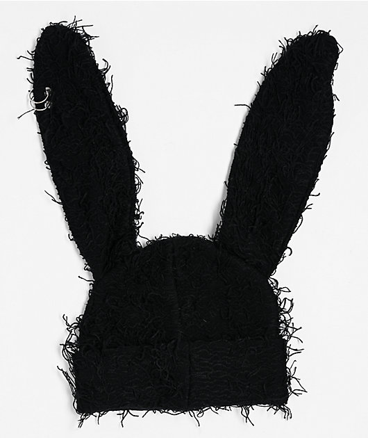 Vitriol Cyber Heart Black Bunny Beanie | Zumiez