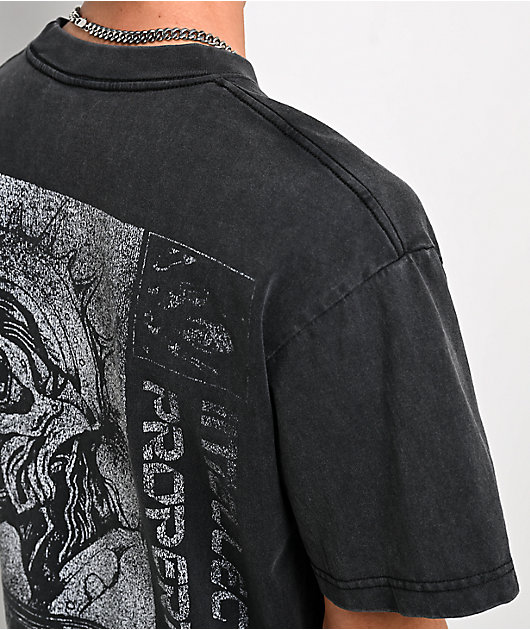 Vitriol Cyber Punk Creatures Grey Wash T-Shirt