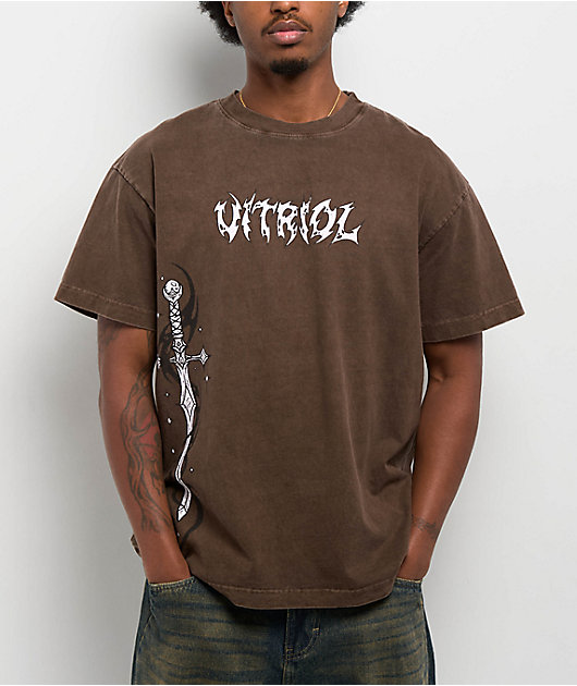 Vitriol Cyber Sword Brown T-Shirt