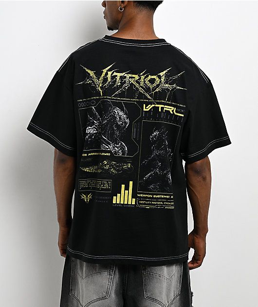 Vitriol Cyberpunk Creature Black T-Shirt