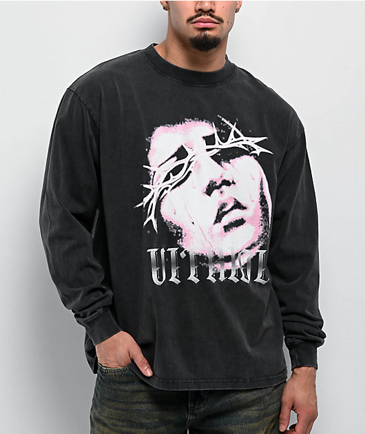Vitriol Damsel Vintage Black Long Sleeve T-Shirt | Zumiez