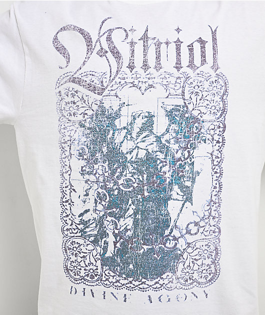 Vitriol Danity Dark Fantasy White Long Sleeve T-Shirt