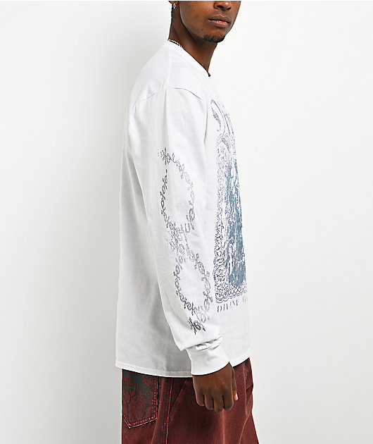 Vitriol Danity Dark Fantasy White Long Sleeve T-Shirt