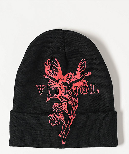 Vitriol Dark Angel Black Beanie | Zumiez