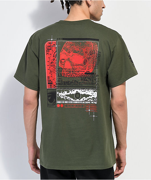 Vitriol Decoding Army Green T-Shirt | Zumiez