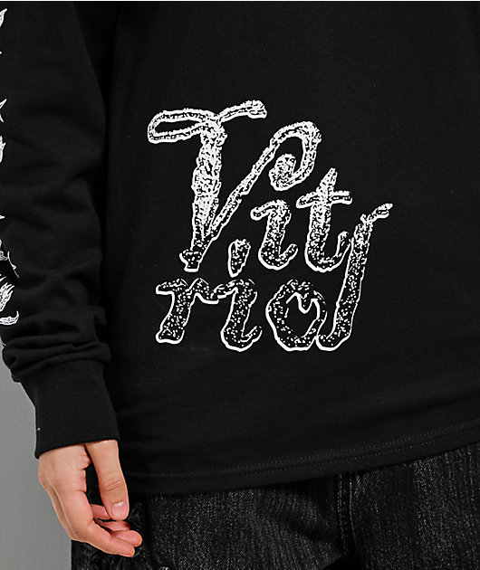 Vitriol Demon Bunnies Black Long Sleeve T-Shirt