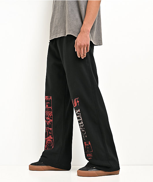 Vitriol Demons Black Baggy Sweatpants