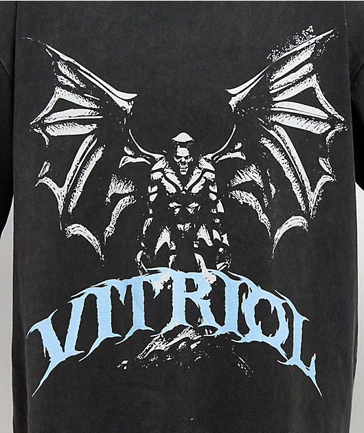 Vitriol Destruction Vintage Black Long Sleeve T-Shirt