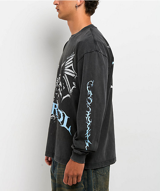 Vitriol Destruction Vintage Black Long Sleeve T-Shirt