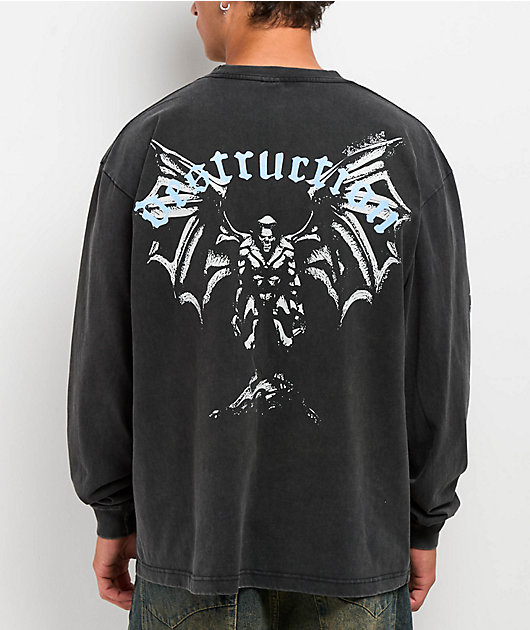 Vitriol Destruction Vintage Black Long Sleeve T-Shirt