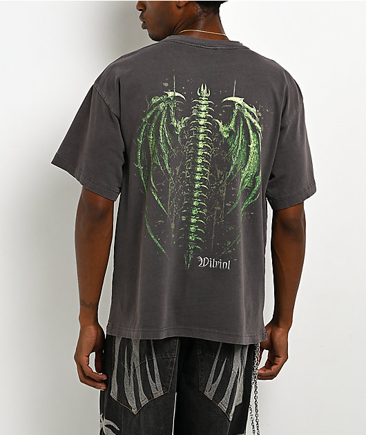 Vitriol Divine Agony Vintage Grey T-Shirt