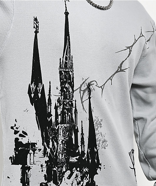 Vitriol Earthquake Silver Thermal Long Sleeve T-Shirt