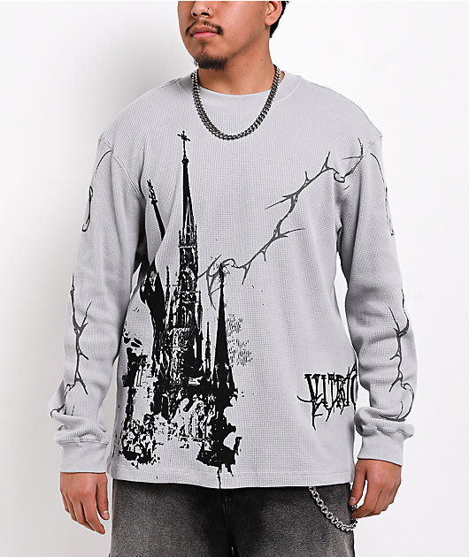 Vitriol Earthquake Silver Thermal Long Sleeve T-Shirt | Zumiez