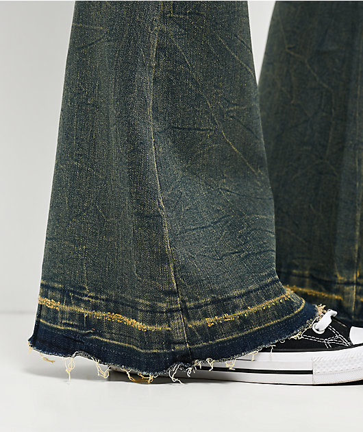 Vitriol Endora Resurrection Blue Wash Bootcut Jeans