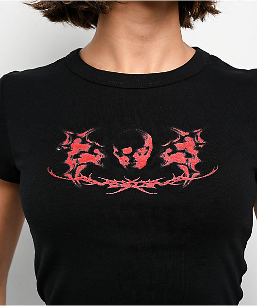 Vitriol Ethereal Sigilism Black Crop T-Shirt