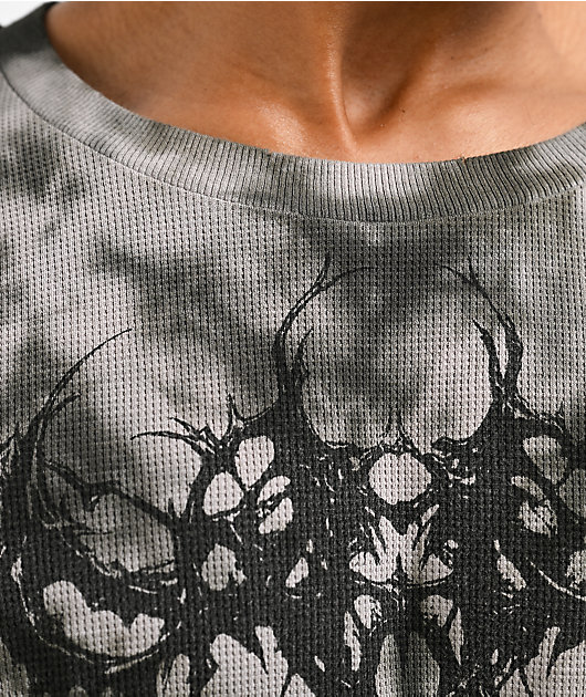 Vitriol Every Tear Black Wash Thermal T-Shirt