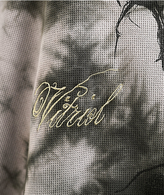Vitriol Every Tear Black Wash Thermal T-Shirt