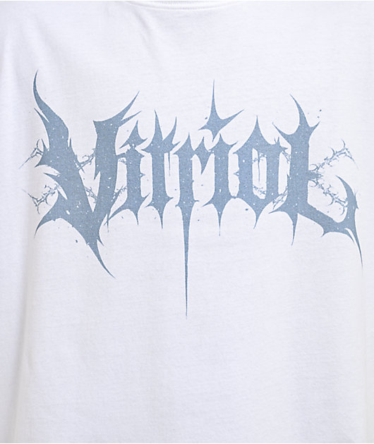 Vitriol Evil King White Long Sleeve T-Shirt
