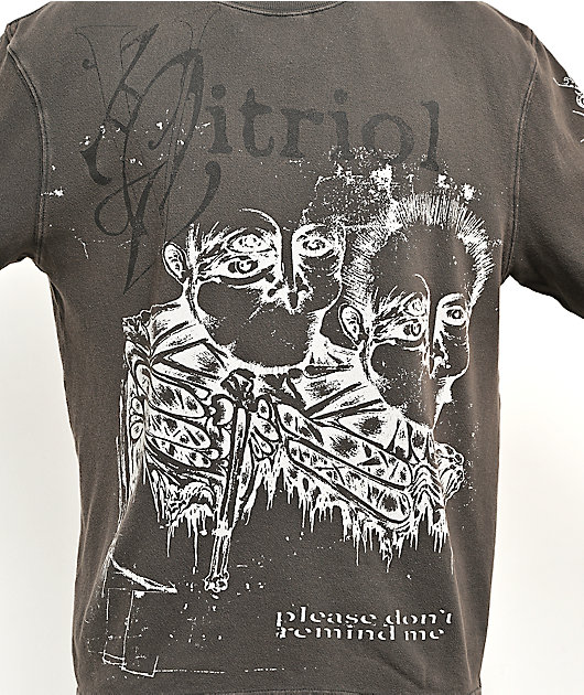 Vitriol Feral Friend Black Knit Long Sleeve T-Shirt