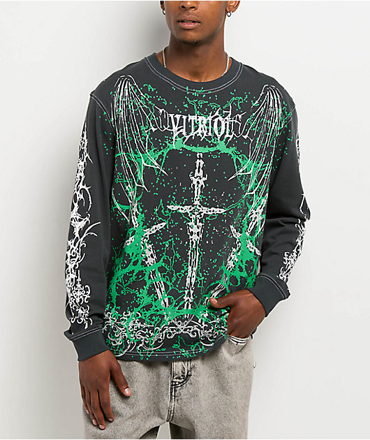 Vitriol Five Kings Black Long Sleeve T-Shirt