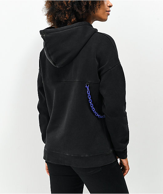 Vitriol Flores Black Hoodie