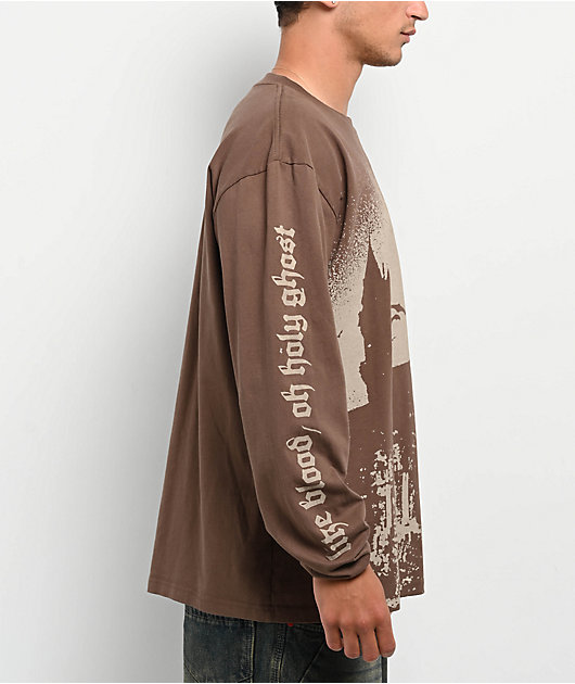 Vitriol Framed Chocolate Long Sleeve T-Shirt